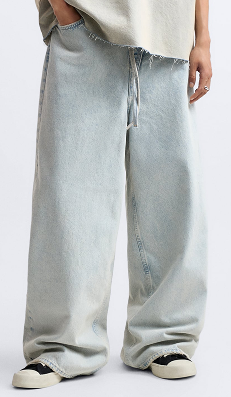 Baggy wide jeans