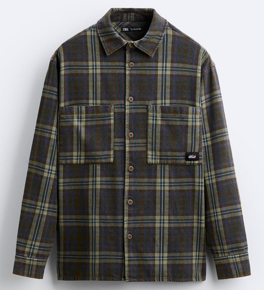 Checked Overshirt